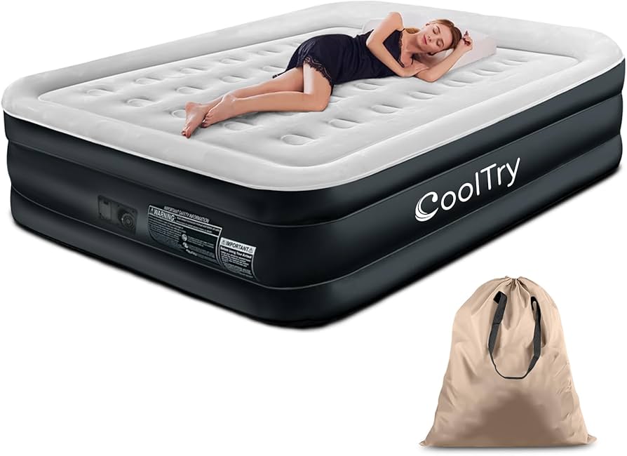 Amazon.co.jp: CoolTry エアーベッド ダブルサイズ 空気ベッド 電動