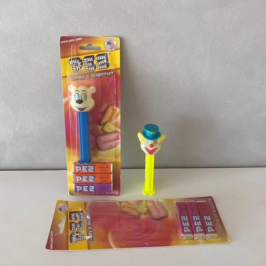 Amazon.co.jp: PEZ 本体のみ ペッツ 復刻版 くま ピエロ : おもちゃ