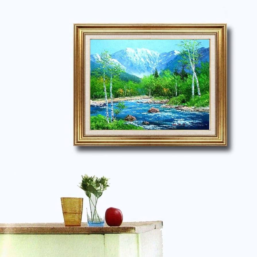 F30号】私とめぞん oil painting 絵画 油絵 原画 F30号】私とめぞん