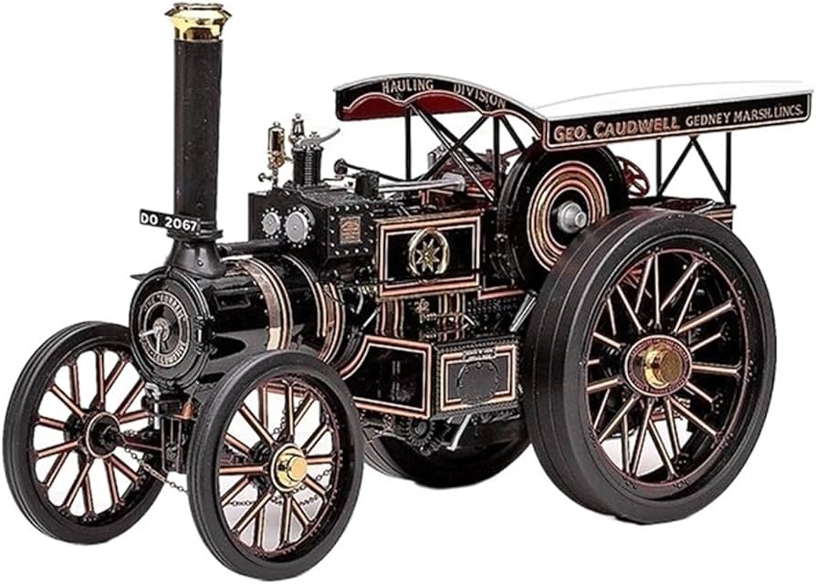 Amazon.co.jp: モデルカーのおもちゃ 1:24 蒸気トラクター 1905 合金