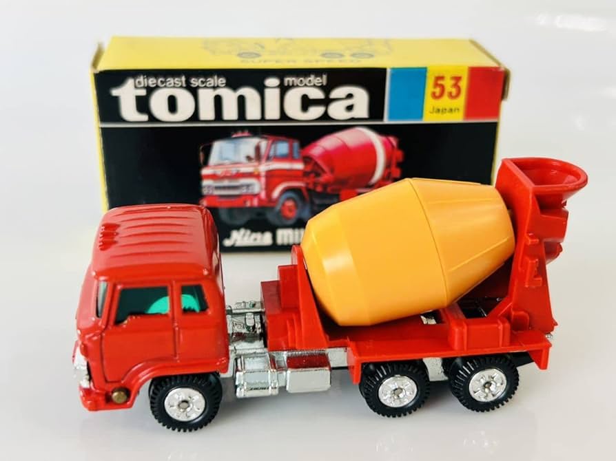Amazon | トミカ 日野 ミキサー・カー 日本製 | ミニカー・ダイ