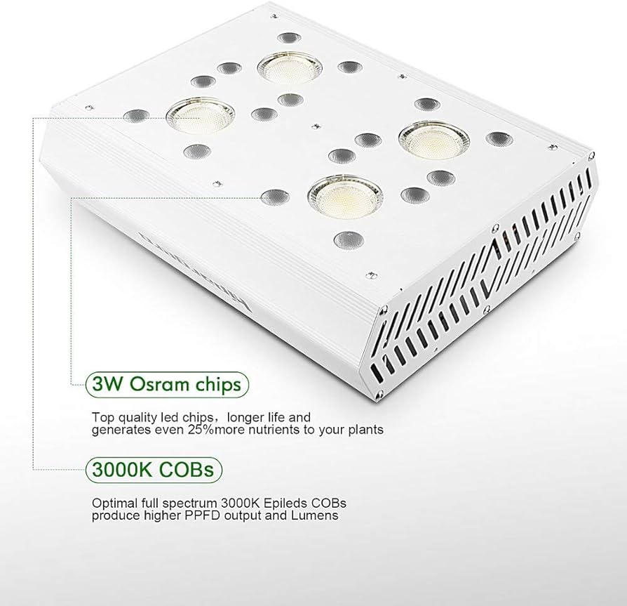 Amazon.co.jp: Hipargero HG800 LED植物育成ライト フルスペクトル(UV