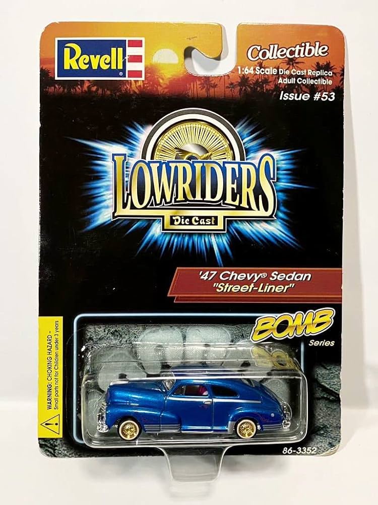 Amazon | Revell 1/64 LOWRIDERS Dic-Cast #53 '47 CHEVY SEDAN BOMB