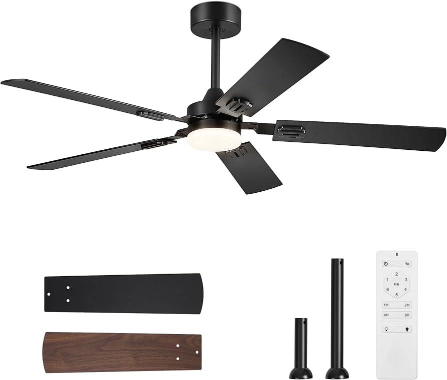 Amazon.com: ZMISHIBO 52 Inch Ceiling Fan with Light