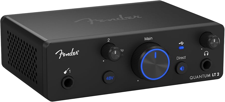 Amazon.co.jp: Fender Quantum LT2 オーディオインターフェイス USB-C