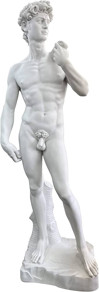 Amazon.co.jp: イタリア製 ダヴィデ像 石像 高さ約1m60cm ダビデ像
