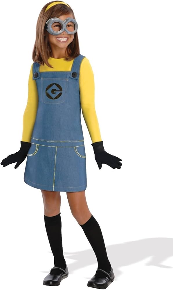 Amazon.co.jp: ミニオン コスチューム 子供 女の子 仮装 衣装 ゴーグル