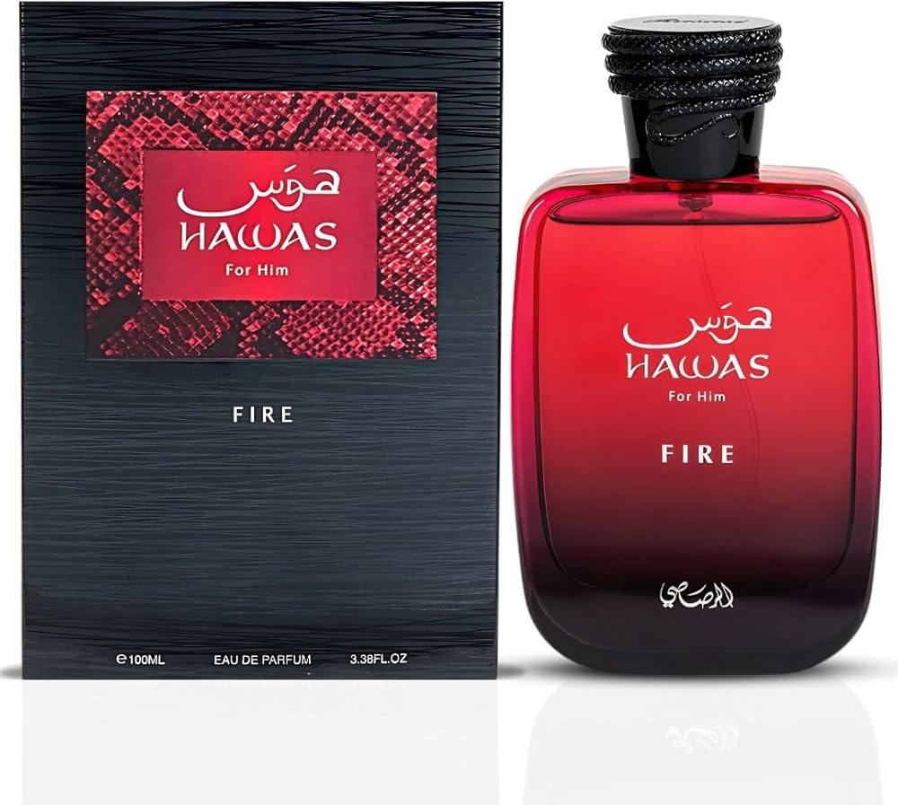 Amazon.com : RASASI Hawas Fire Eau De Parfum Spray 100ML(3.4 Oz