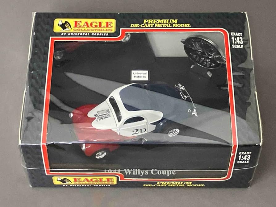 Amazon | ミニカー イーグル eagle DE 1/43 E1906 1941 Willys Coupe