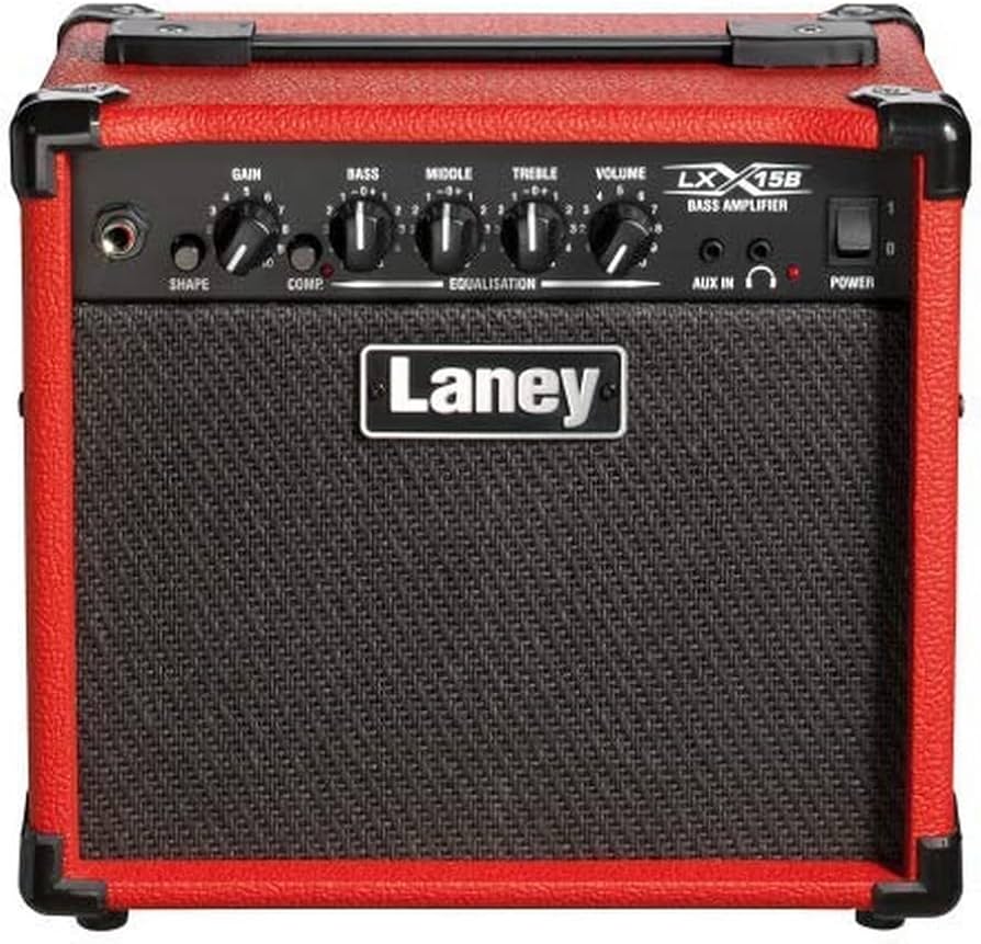 Amazon.co.jp: Laney Bass コンボアンプ (LX15B-RED) : 楽器・音響機器