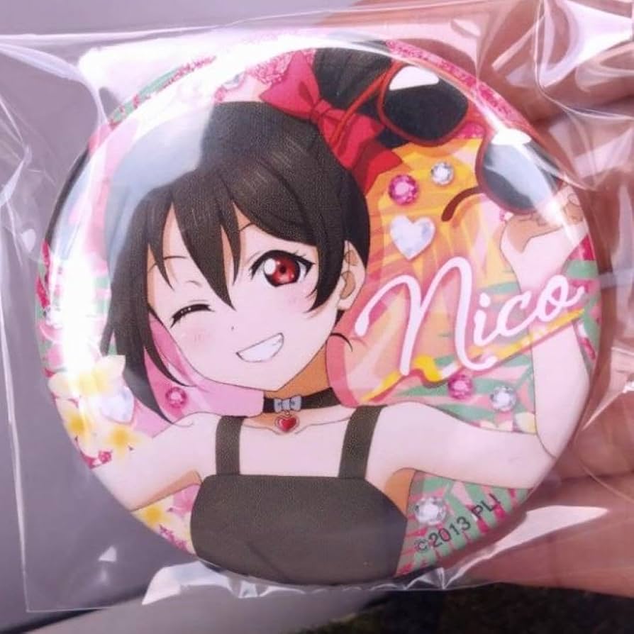 Amazon.co.jp: 矢澤にこ 缶バッジ ラブライブ コミケ C104 配布物 μ's