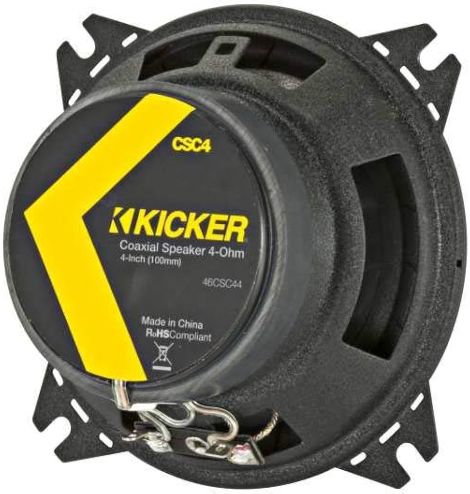 Amazon.com: KICKER 46CSC44 CS-Series CSC4 4-Inch (100mm) Coaxial