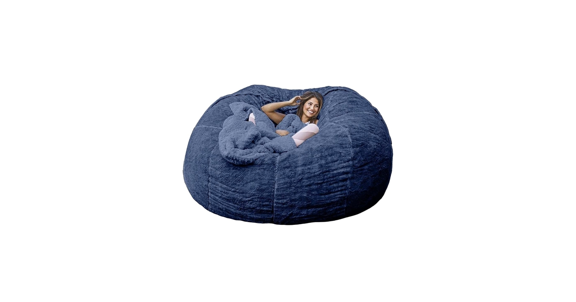 Amazon.com: GVXOX Bean Bag Chair, 7ft Giant Fur Bean Bag Sofa