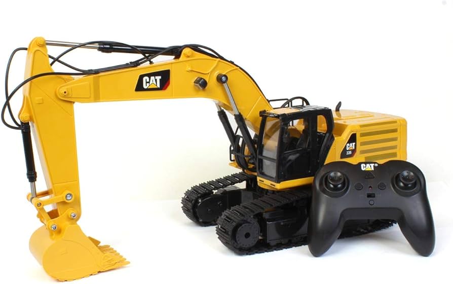 Amazon.com: Diecast Masters RC Truck CAT 336 Excavator | Fully