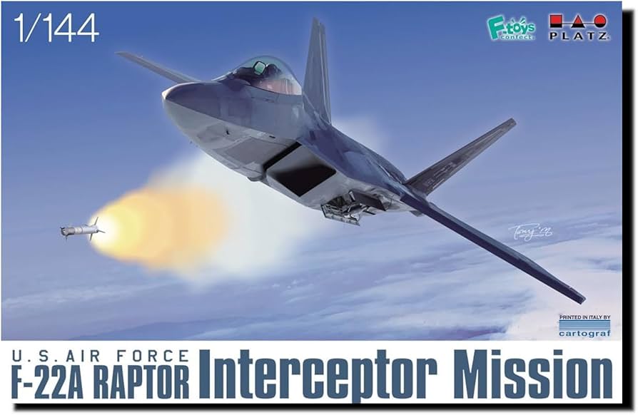Amazon | プラッツ 1/144 アメリカ空軍 F-22ラプター インターセプタ