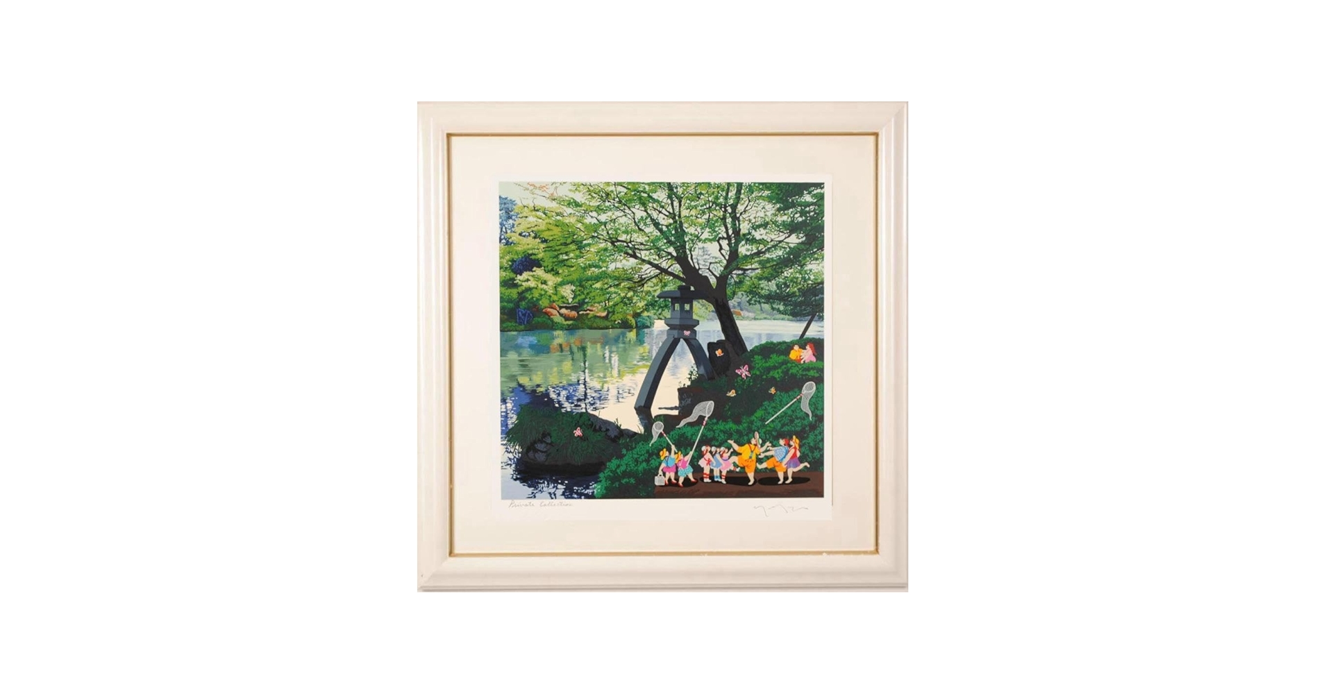 Amazon.co.jp: ヒロ・ヤマガタ 兼六園 インテリア 絵画 風景画 石川県