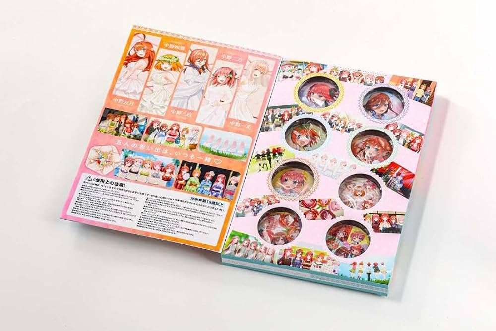 Amazon.co.jp: 映画 五等分の花嫁 缶バッジ セット ([バラエティ
