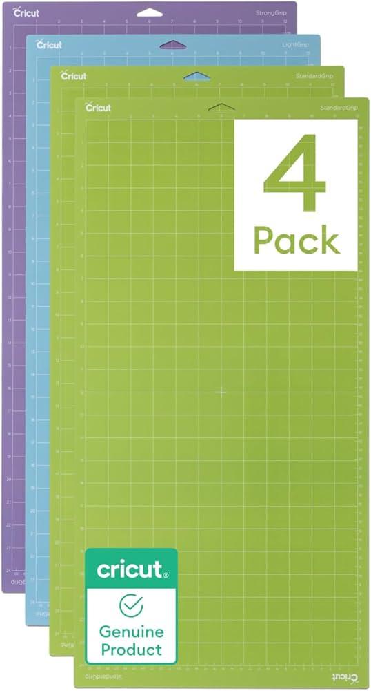 Amazon.com: Cricut Cutting Mat Variety Pack (4 Count, 12in x 24in