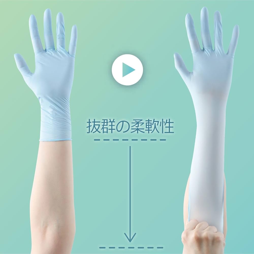 Amazon | [ミドリ安全] ニトリル 手袋 作業用 アクセラレーターフリー