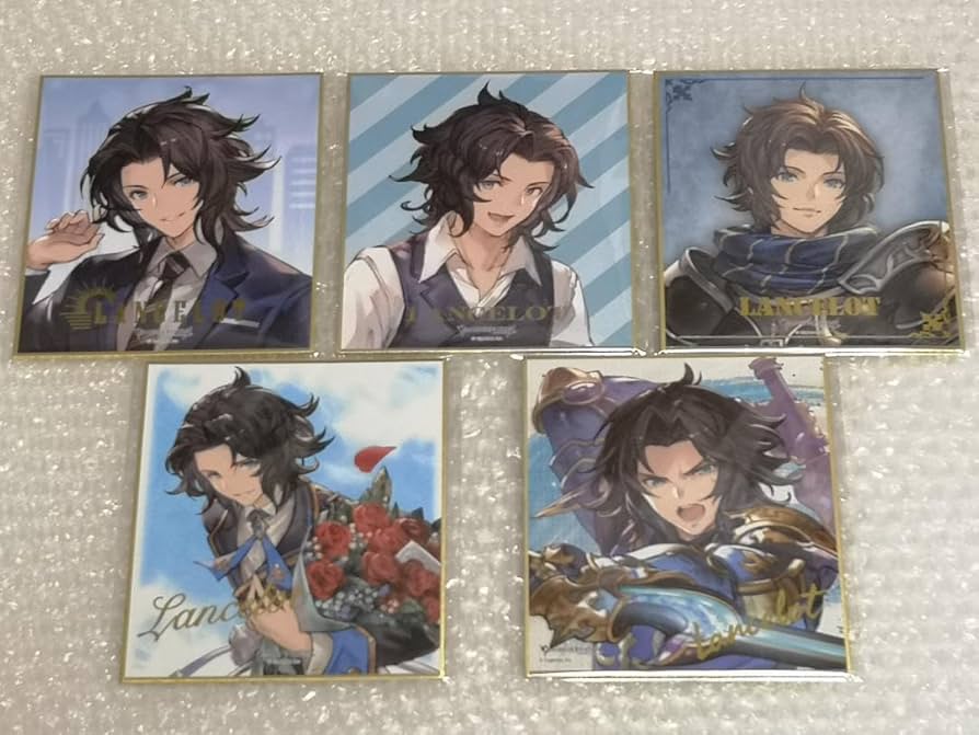 Amazon.co.jp: ーファンタジー ミニ色紙 ランスロット 5種セット