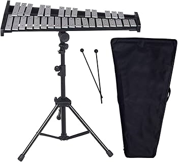 Amazon | HAMILO 楽器 鉄琴 32音 グロッケン スタンド カバー付き