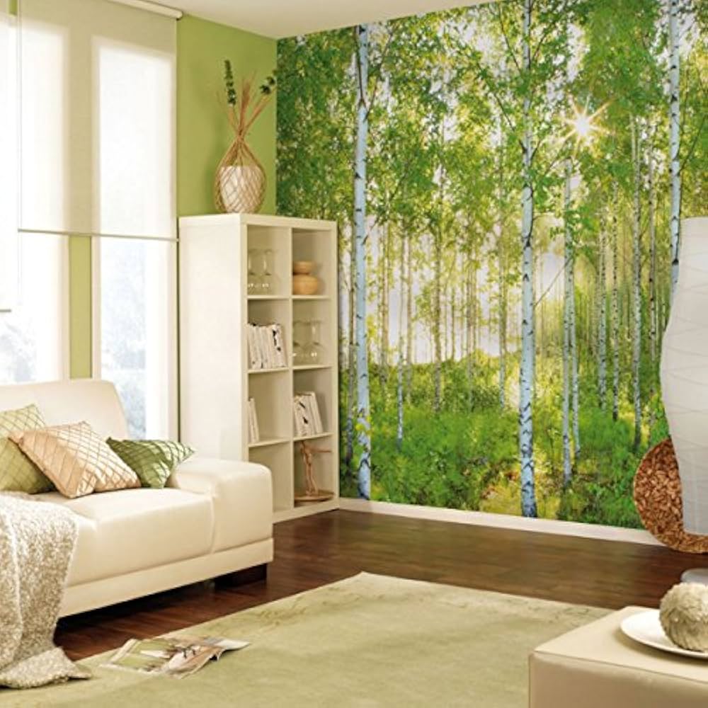 Amazon | 壁紙 風景 森林 輸入壁紙 Sunday サイズ：368×248cm XXL4-519