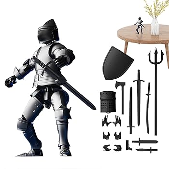 Amazon | T13 アクションフィギュア、中世の騎士 フィギュア
