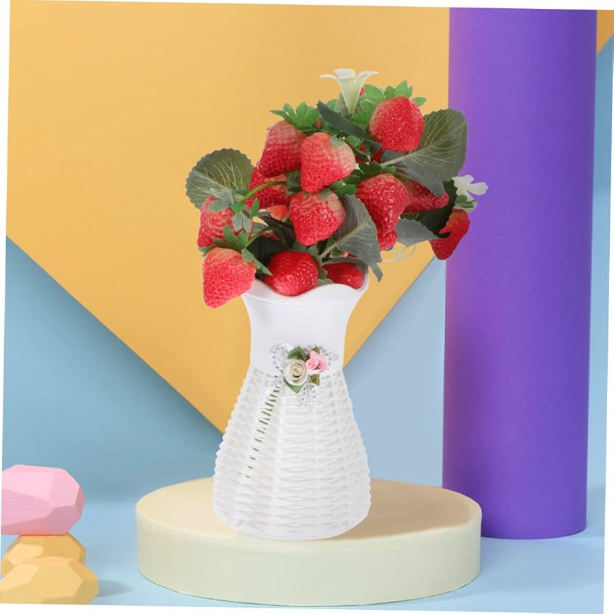Amazon｜ORFOFE 2点 模造品 いちご 結婚式 テーブル 飾り 写真 置物 家