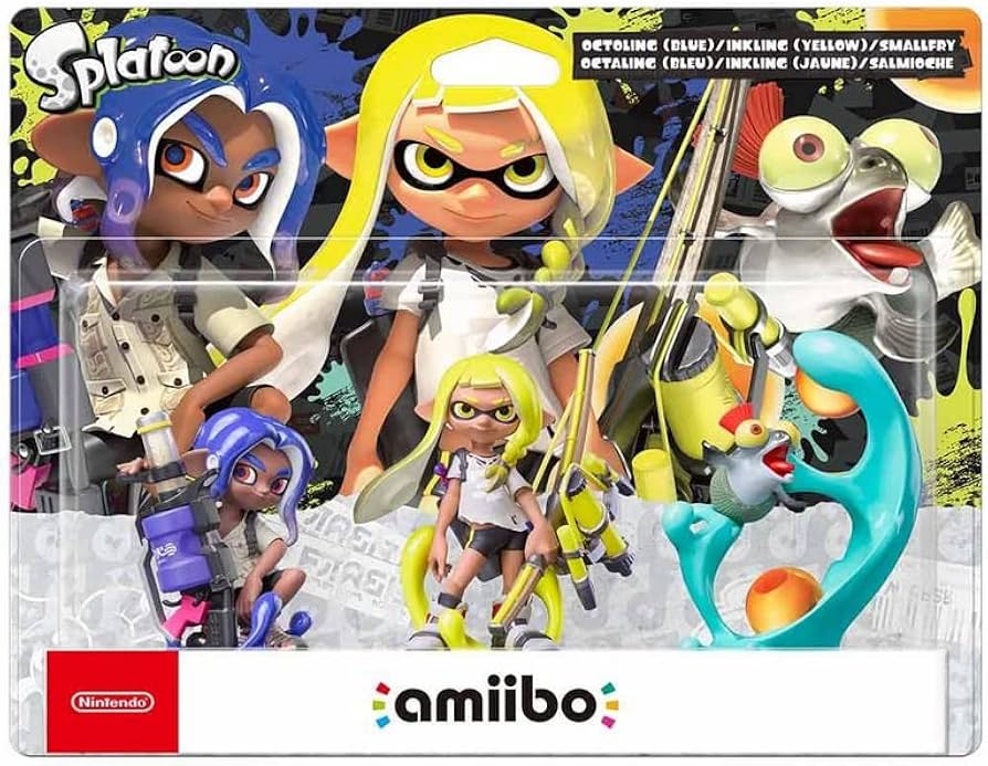 Amazon.com: Amiibo Triple Pack - Inkling, Octoling, and Smallfry