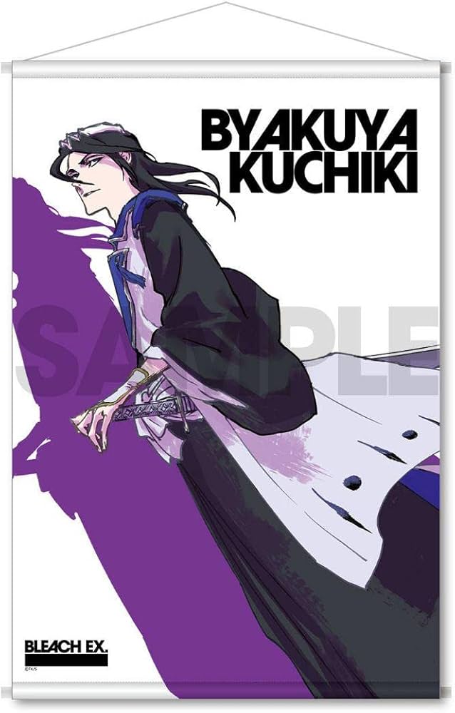 Amazon.co.jp: BLEACH EX 原画展 描き下ろし 朽木白哉 タペストリー