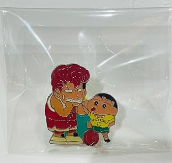 Amazon.co.jp: スラムダンク ピンバッジ クレヨン しんちゃん 桜木花道