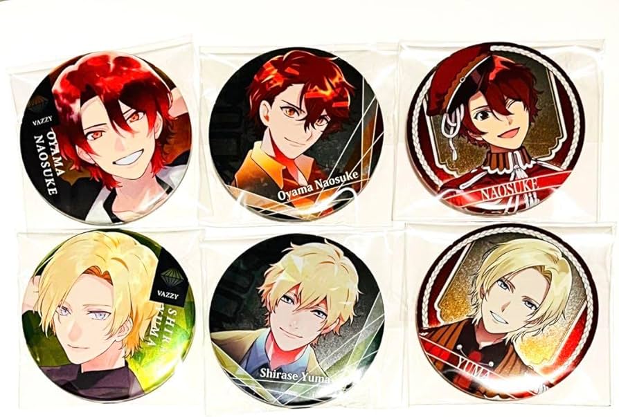 Amazon | VAZZROCK バズロック 大山直助 白瀬優馬 缶バッジ ツキプロ