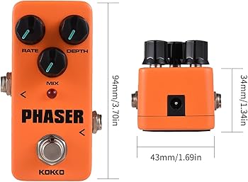 Amazon.co.jp: PHASER エレキギターエフェクトペダル,エレキギター