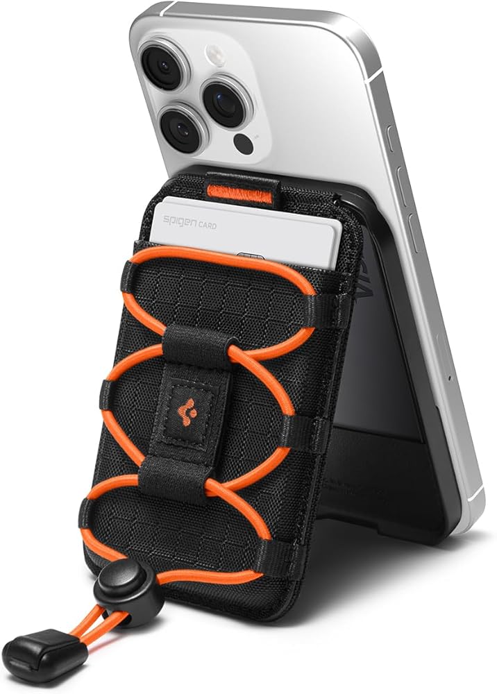 Amazon.com: Spigen for MagSafe Wallet, Holds 3 Cards, Tiefit