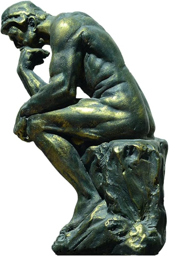 Amazon.co.jp: 考える人 立像 ロダンの Rodin 樹脂 おとこ クラシック