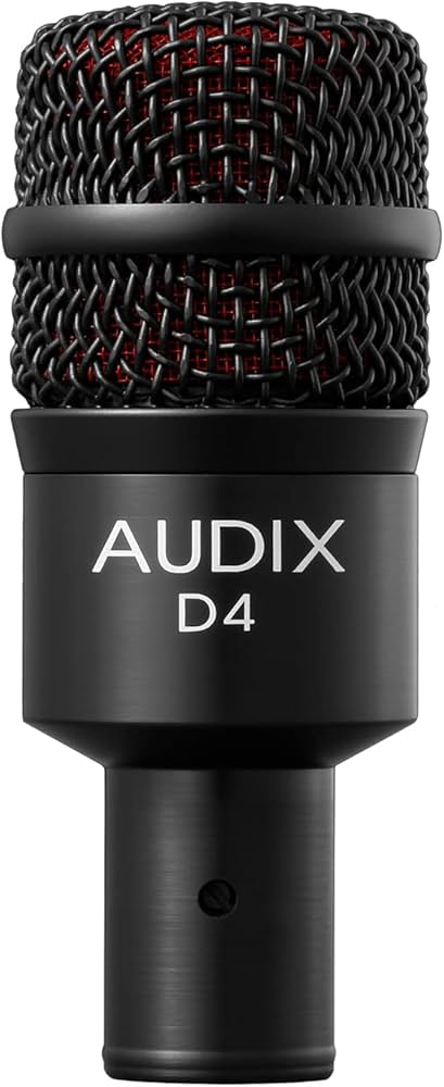 Amazon.com: AUDIX D4 Hypercardioid Dynamic Instrument Microphone