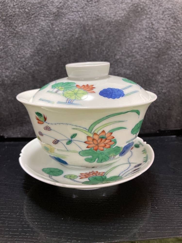 曉芳窯，汝窯，唐木台4点，茶器，中国茶器，台湾，九谷焼，相馬焼