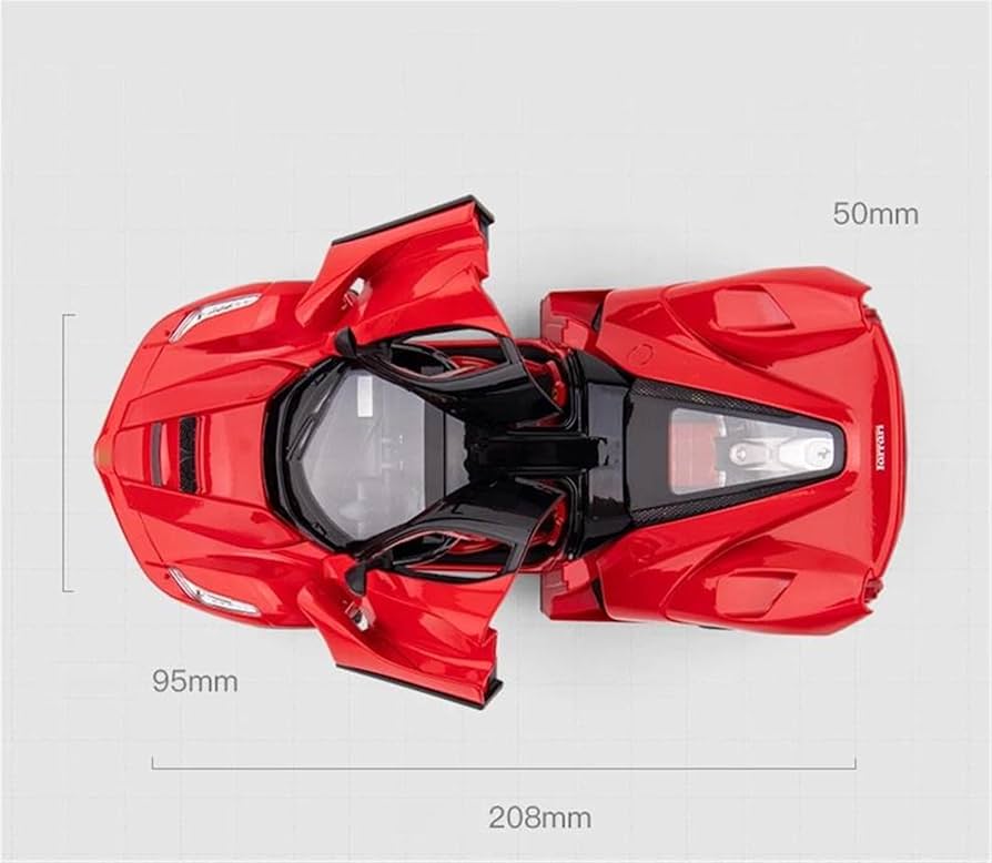 Amazon | ダイキャストカー 1:24 ラフェラーリ スーパーカー合金ダイ