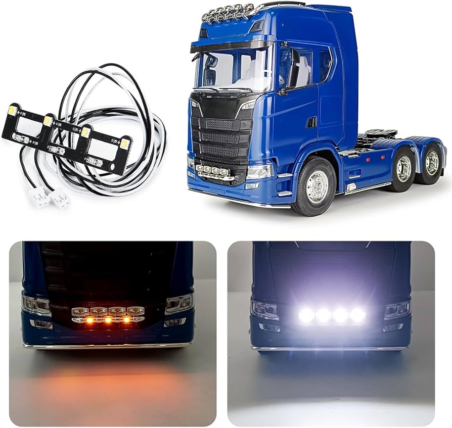 Amazon.com: 1Set Roof Light LED Spotlights Headlights for 1/14