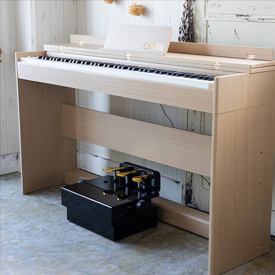 Amazon | Carina ピアノ 補助ペダル 3本ペダル 木製 サステインペダル