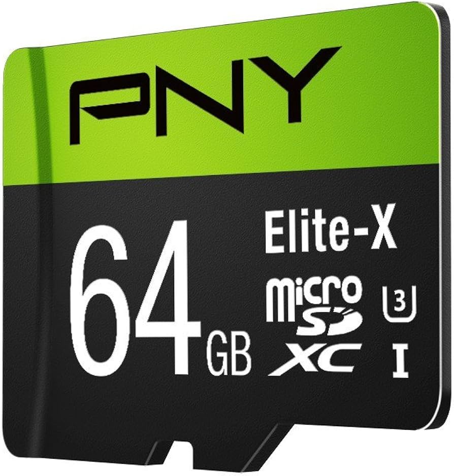 Amazon.com: PNY Elite-X 64GB microSDXC Card with Adapter - UHS-I