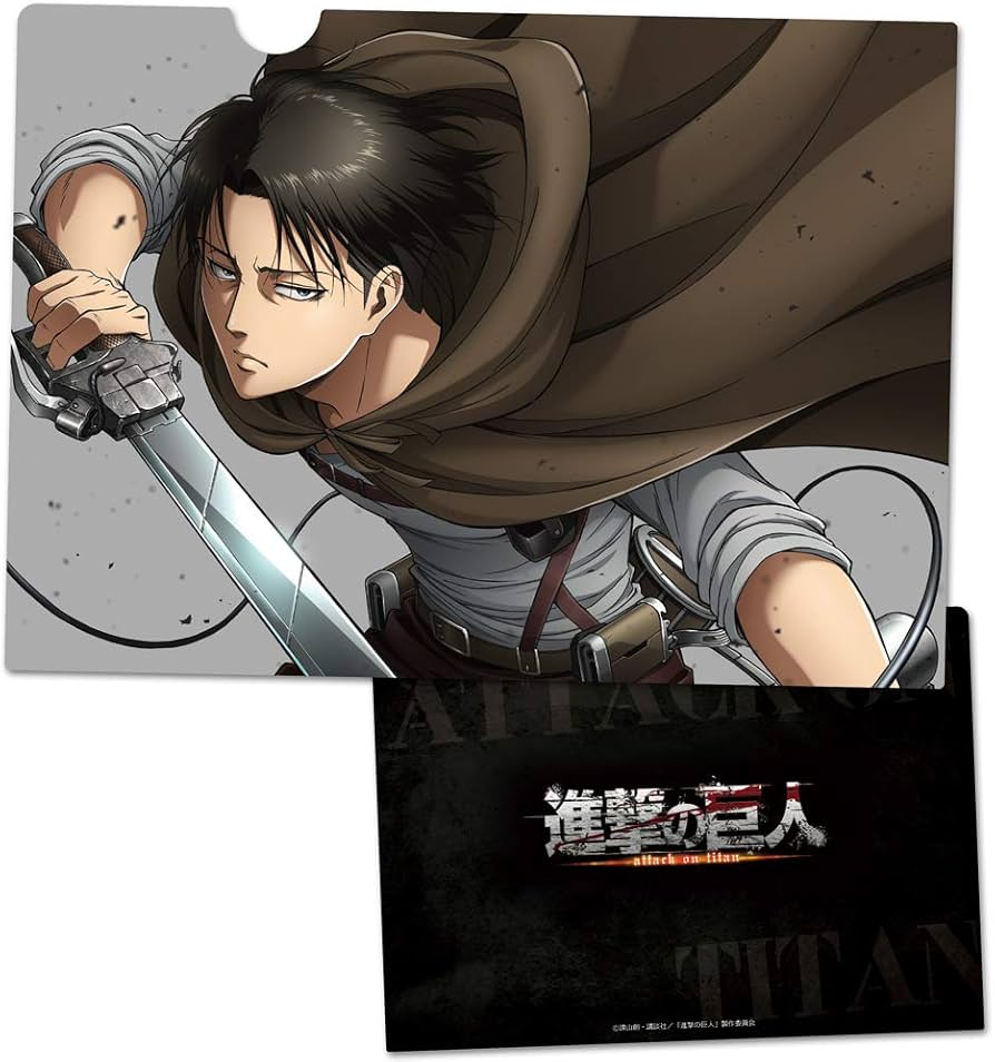 Amazon.co.jp: 進撃の巨人 クリアファイルJ[リヴァイ] : ホビー