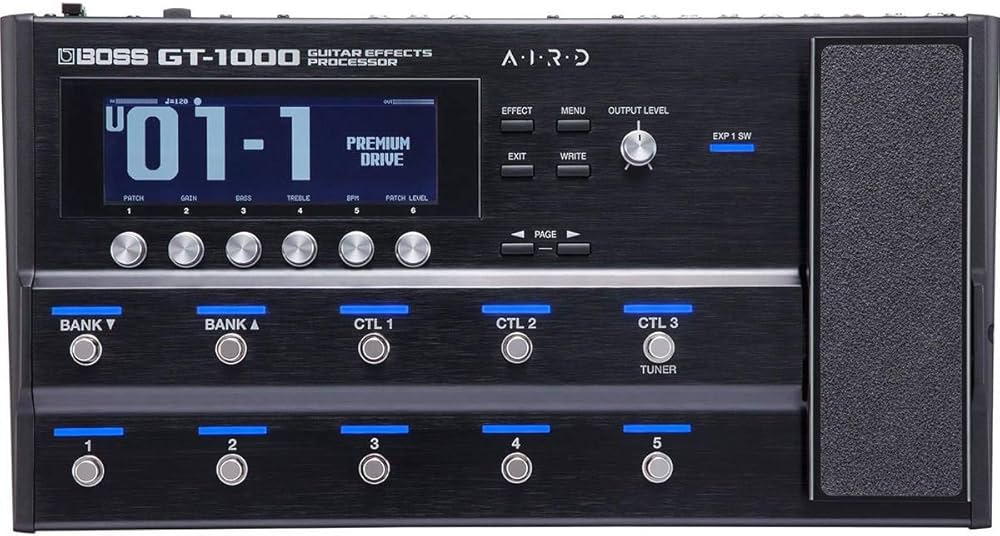 Boss GT-1000 Guitar Multi-Effects Processor : Amazon.it: Strumenti
