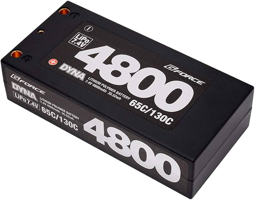 Amazon | DYNA LiPoバッテリー 7.4V4800mAh Short Size GFG006[日本