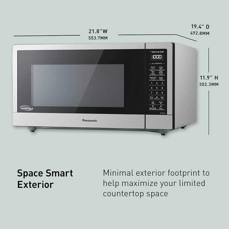 Amazon.com: Panasonic NN-SN76LS 1.6 cu.ft Cyclonic Inverter