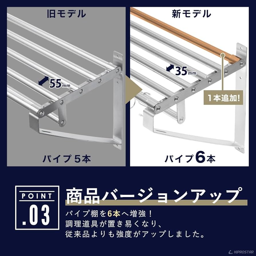 Amazon｜業務用 水切棚 ステンレス パイプ棚 幅1200mm 奥行 305mm PRO
