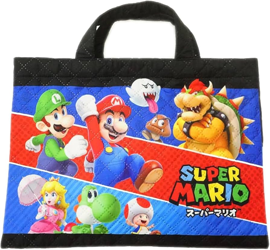 Amazon.co.jp: スーパーマリオ レッスンバッグ[キルト] MBS 1045