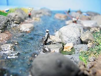 Amazon.co.jp: AY工房「初夏の渓流釣り」Nゲージジオラマ