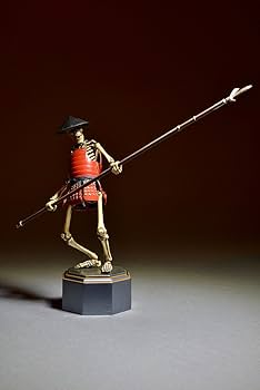 Amazon.co.jp: 海洋堂 タケヤ式自在置物 骸骨武者 着彩 約150mm