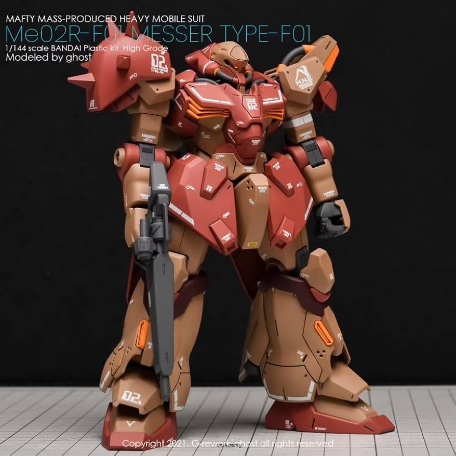 Amazon | 〔1/144スケール HG/RG〕Me02R-F01 メッサーF01型 用水転写式